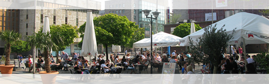 Kennedy square in Essen, Germany